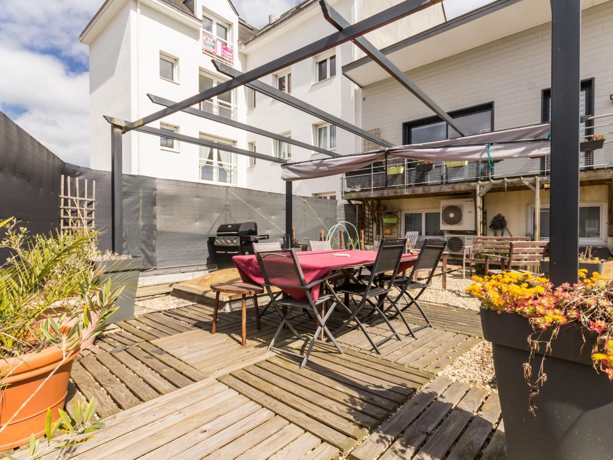 Maison De Ville A St Nazaire, Pres Du Front De Mer, Climatisee, 3 Chambres Avec Sdb Privatives, Wifi - Fr-1-306-1203 Saint-Nazaire  Dış mekan fotoğraf